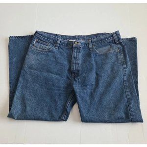 Carhartt Jeans Mens Size 42x30 Relaxed Fit  B460DVB Blue Denim